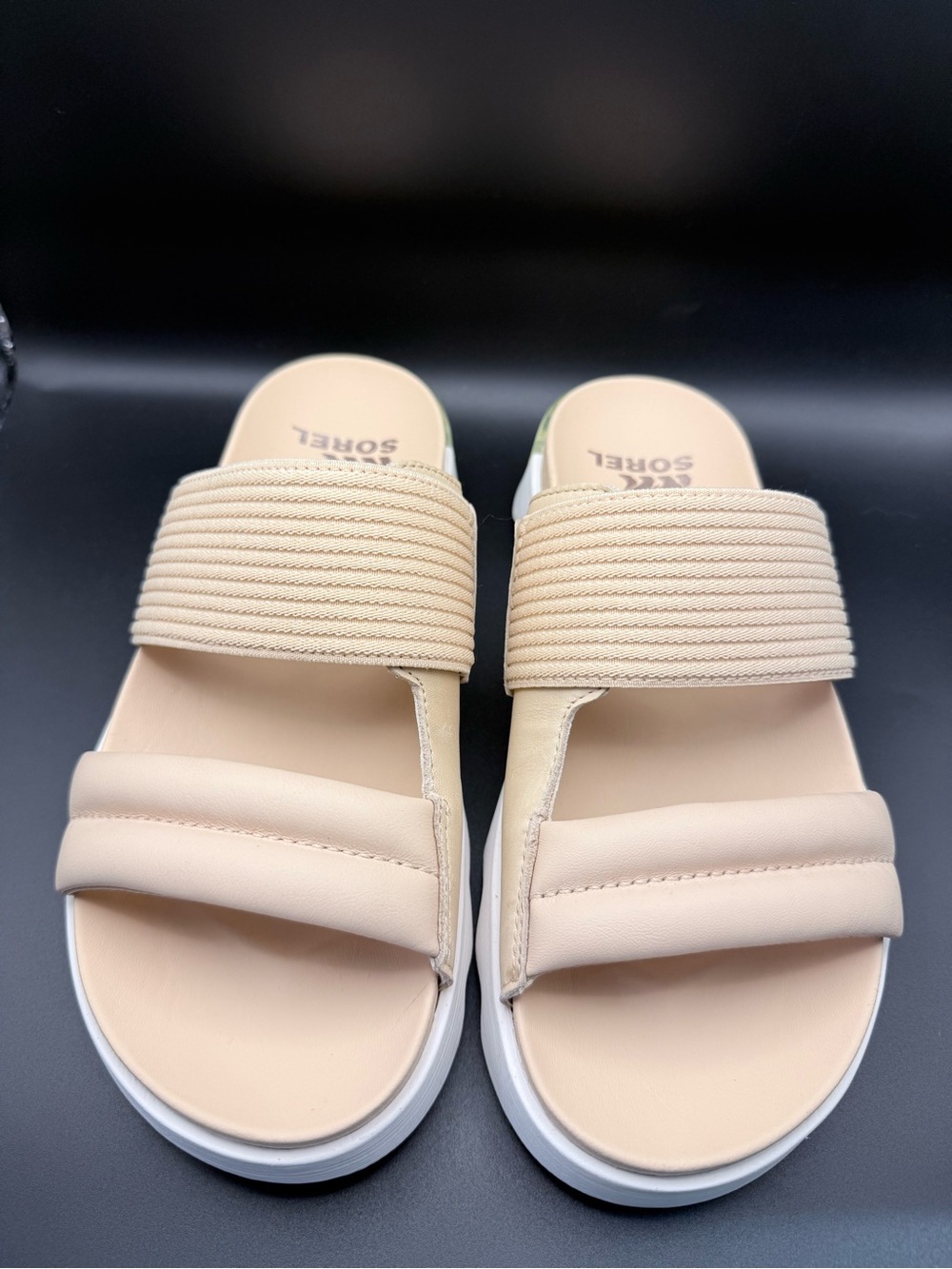 Sorel - Women's Beige Slide Sandals